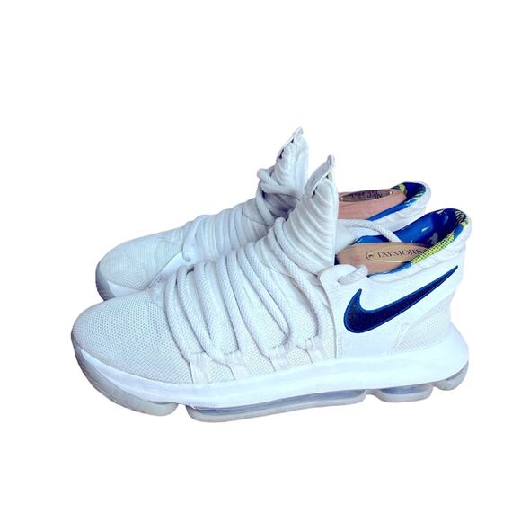 Nike Sneakers Shoes Boys US 6.5Y Zoom KD Warriors AJ 7781-101 - Picture 4 of 12